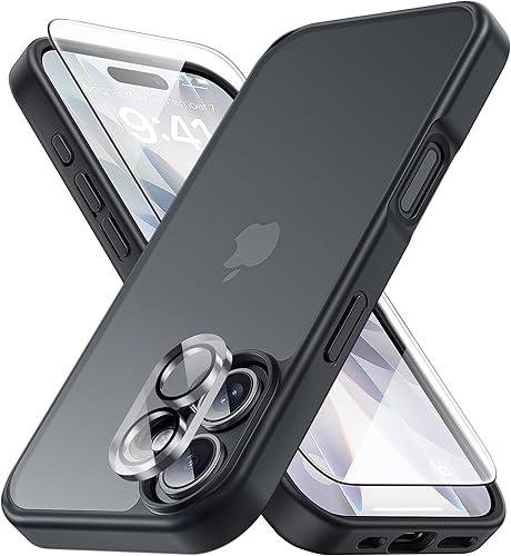 Miniatura 36 de Funda para iPhone 12, a prueba de golpes, para iPhone 12 Pro, protección contra caídas de grado militar, parte trasera dura, delgada, translúcida