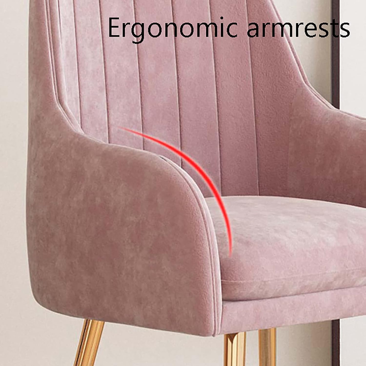 Comfortable Living Room Chair, Dressing Chair with Armrests and Backrest, Removable and Washable Upholstered Leisure Chair, Blue