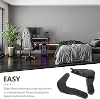 Vista 8 de VICASKY 2 juegos de asiento trasero de ángulo ajustador de ángulo silla de juego ajustable giratoria accesorios piezas de repuesto