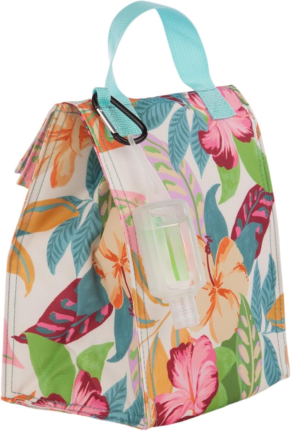 Roxy Insulated Lunch Bag | Reusable | Cooler | Snack Bag | Container | Picnic | Work | Leakproof | Beach | Vacation | Camping, Lunch Hour - Tahitian Tropics