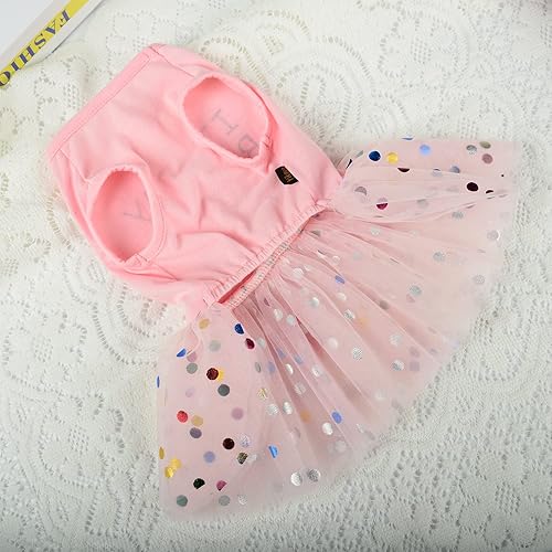Miniatura 2 de Vestidos de perro para perros medianos, niña, ropa para perros pequeños, vestido de verano para cachorros, vestido de cumpleaños para Chihuahua,