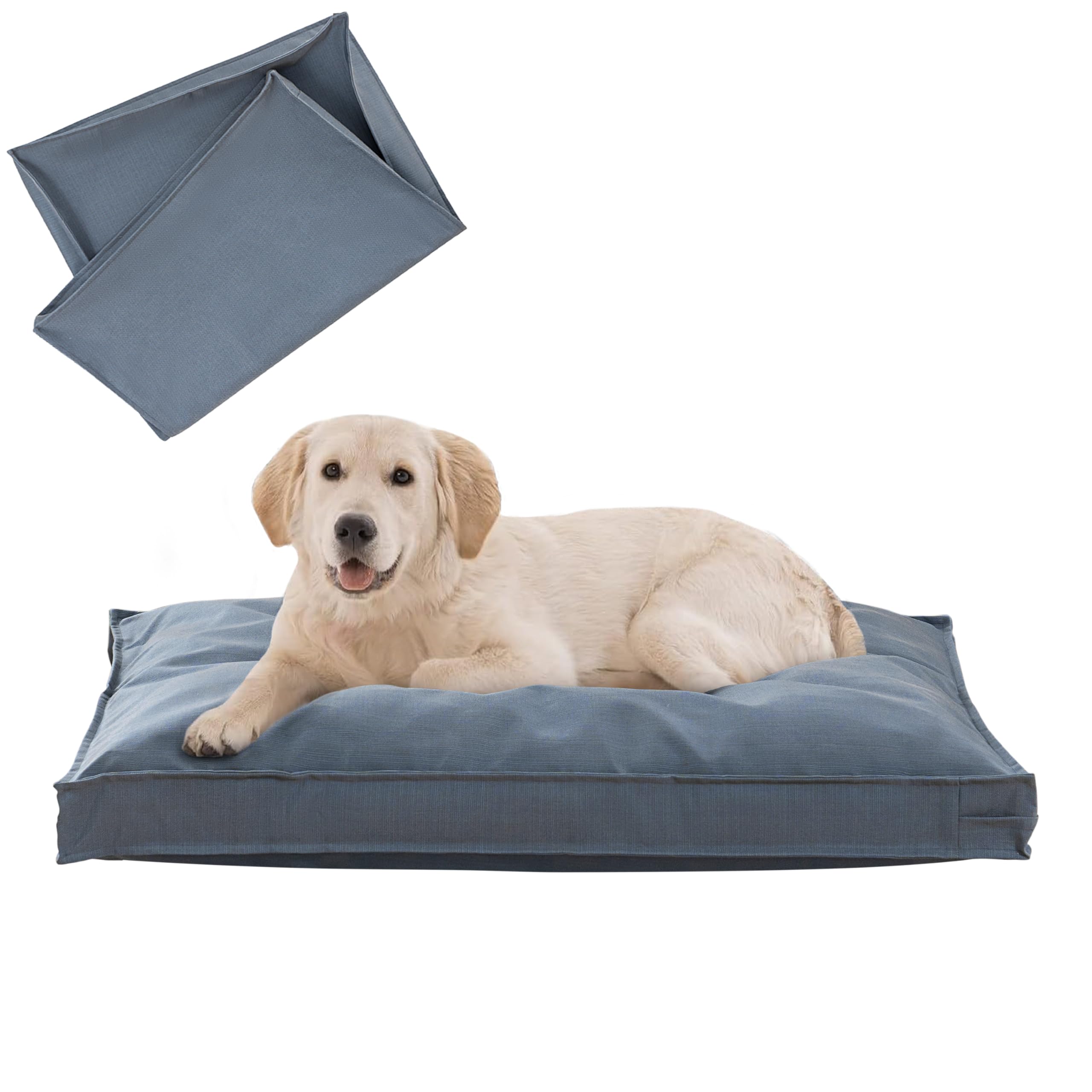 Sunheir Washable Large Dog Bed Covers Soft Plush Replacement, Wa