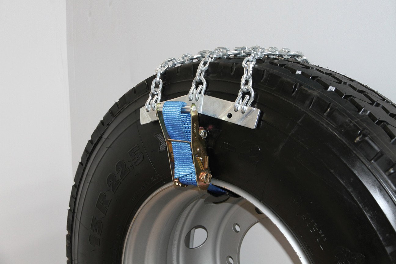 Schneeketten SnowDrive 2x Sektorketten 1E Europa-Pro Serie, modular, 31x20mm, Ø 5,5mm für Lastwagen / LKWs