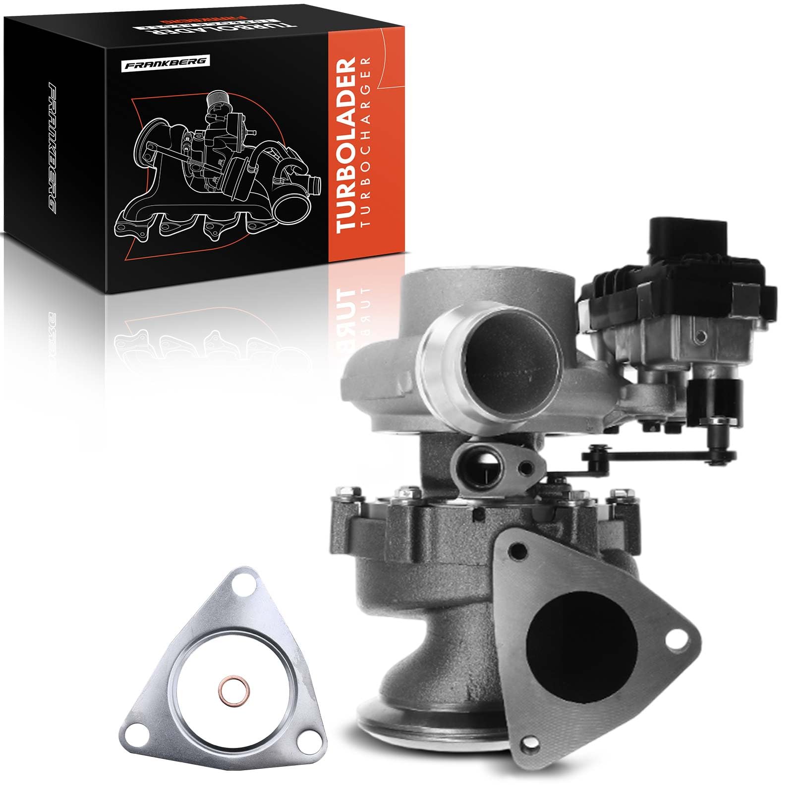 Frankberg Turbocompressore 4933501940 | Compatibile con: XF X260, XF Sportbrake X260, R.a.n.g.e R.o.v.e.r Velar L560, Discovery V L462, F-Pace X761