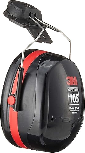 Miniatura 3 de 3M H10P3E Peltor Optime 105 - Orejera acoplable protectores de oídos protección auditiva NRR 27 dB