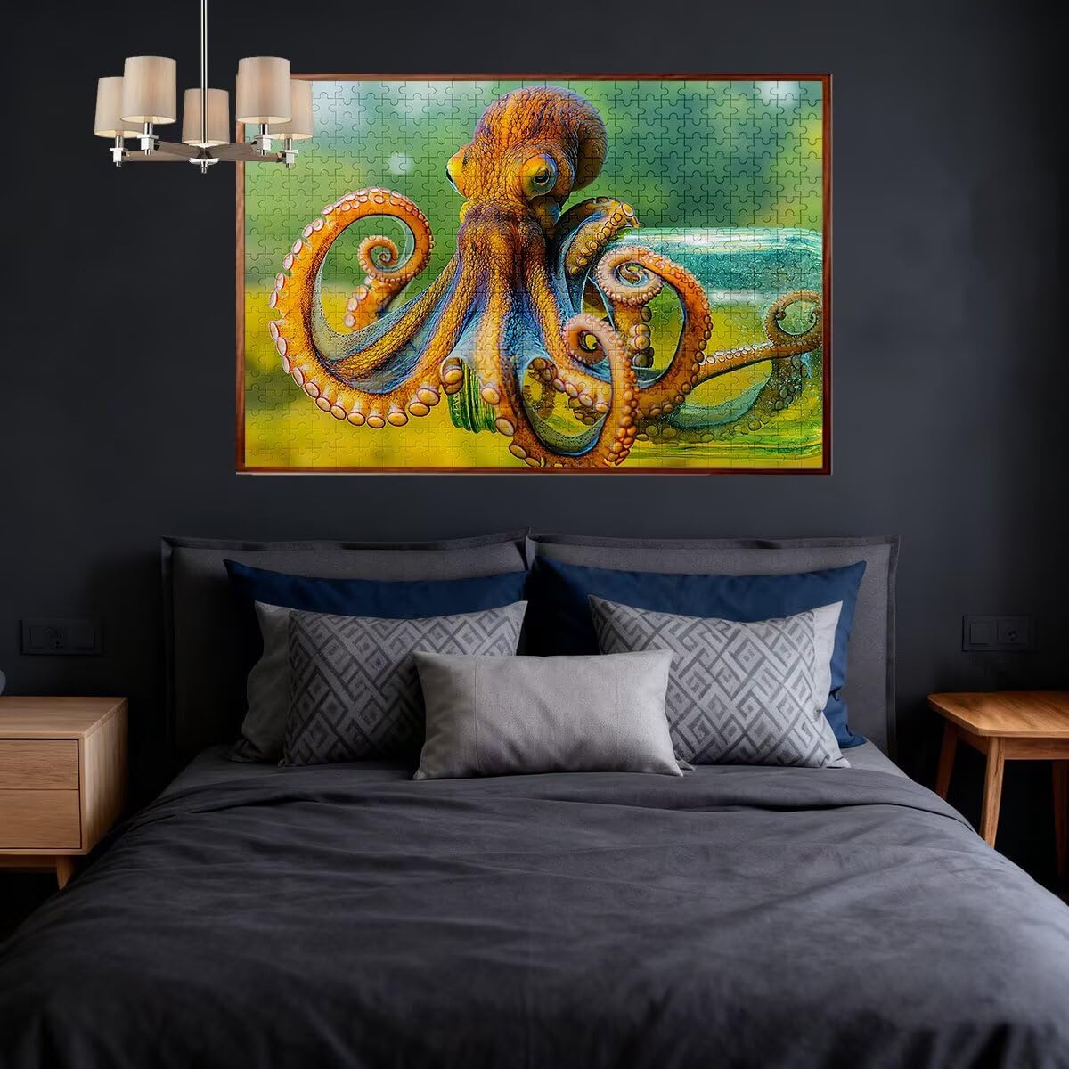Puzzle 5000 Sztuk Zwierzęta Puzzle Ośmiornica Wymiary 156 x 105 cm Puzzle Dla Dorosłych Kreatywna Rozrywka, Śmieszne Klasyczne Puzzle Zabawki Edukacyjne Oryginalne Prezenty Dla Kobiet J-54