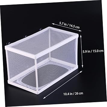Aquarium Fish Incubator Mesh Box Nylon Mesh Box for Juvenile Fish Fry Separation Hatchery with Cups