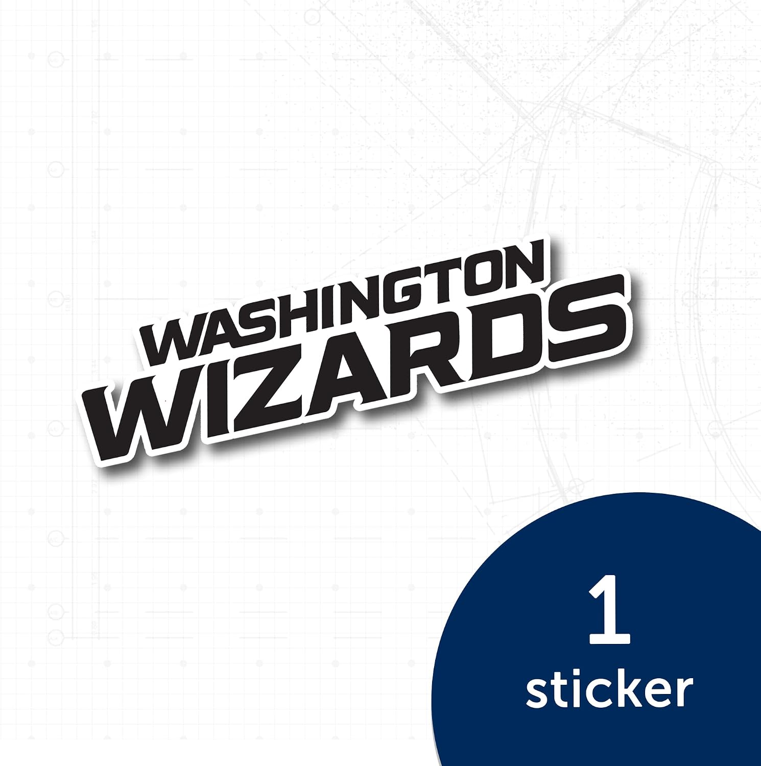 Desert Cactus Washington Wizards Sticker NBA Officially Licensed Vinyl Decal Laptop Water Bottle Car Scrapbook (Individual 5)