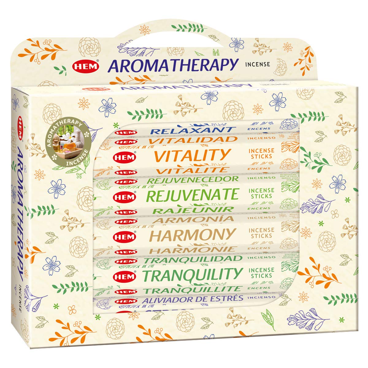 HEM Aromatherapy Gift Incense Sticks |120 Sticks, 6 Boxes Inside| 9 Inches Long, 20g per Box - Perfect for Meditation,Rituals & Cleansing | Promote Tranquility & Balance, Unwind... - Image 2