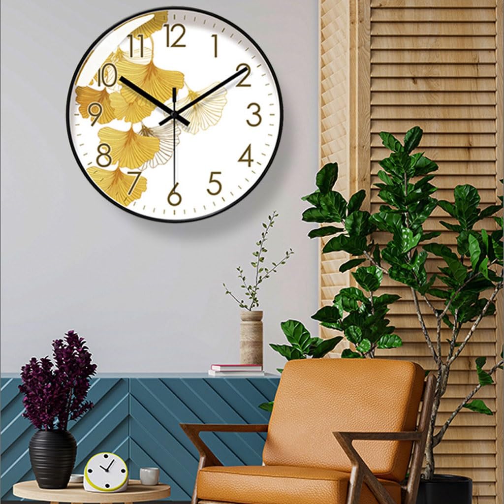Orologio da parete Orologio da parete al quarzo silenzioso con secondi di movimento Orologio da soggiorno Orologio da parete semplice for la casa Reloj De Pared(B)