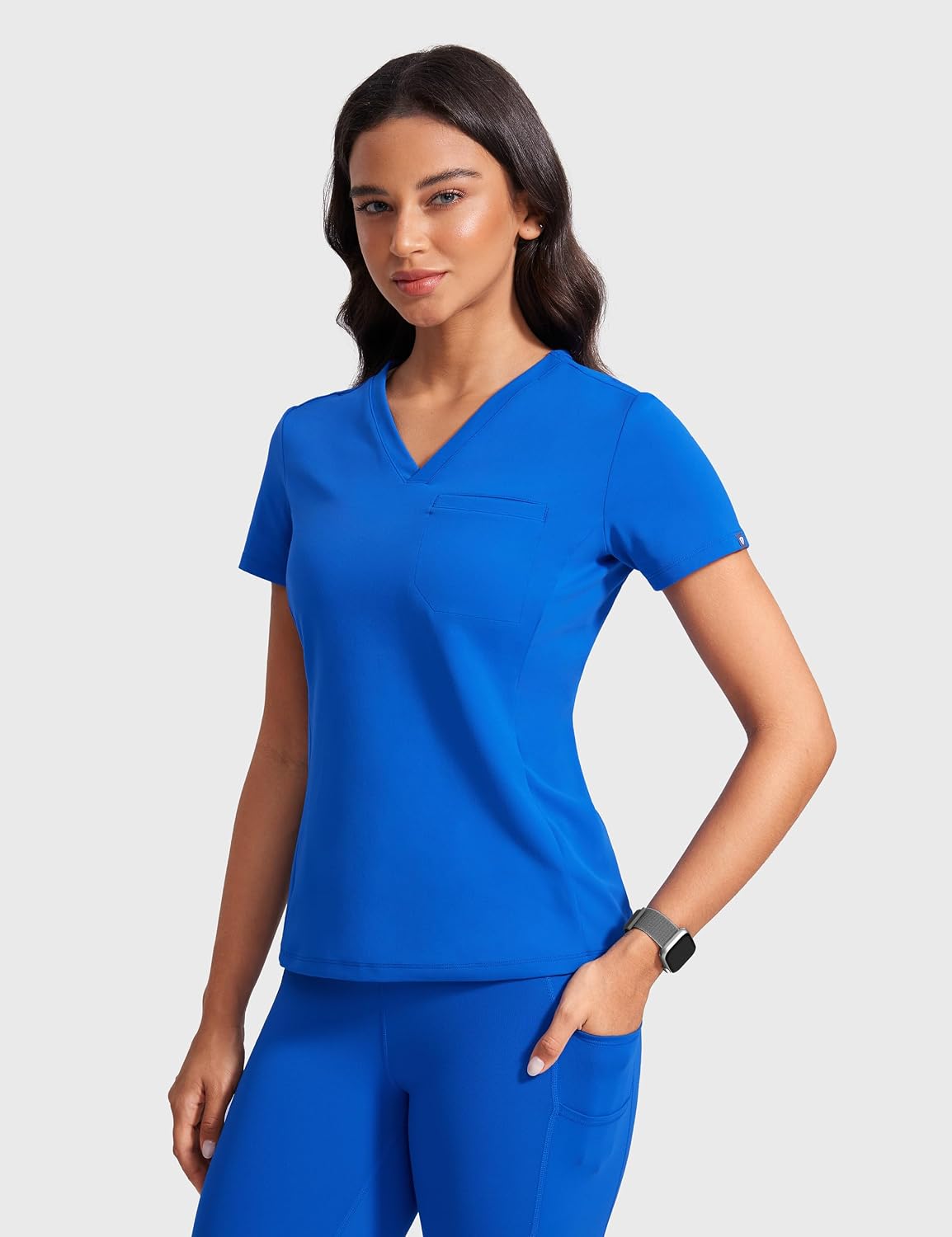 4-Way Soft Stretch Scrub Shirts Slim Fit
