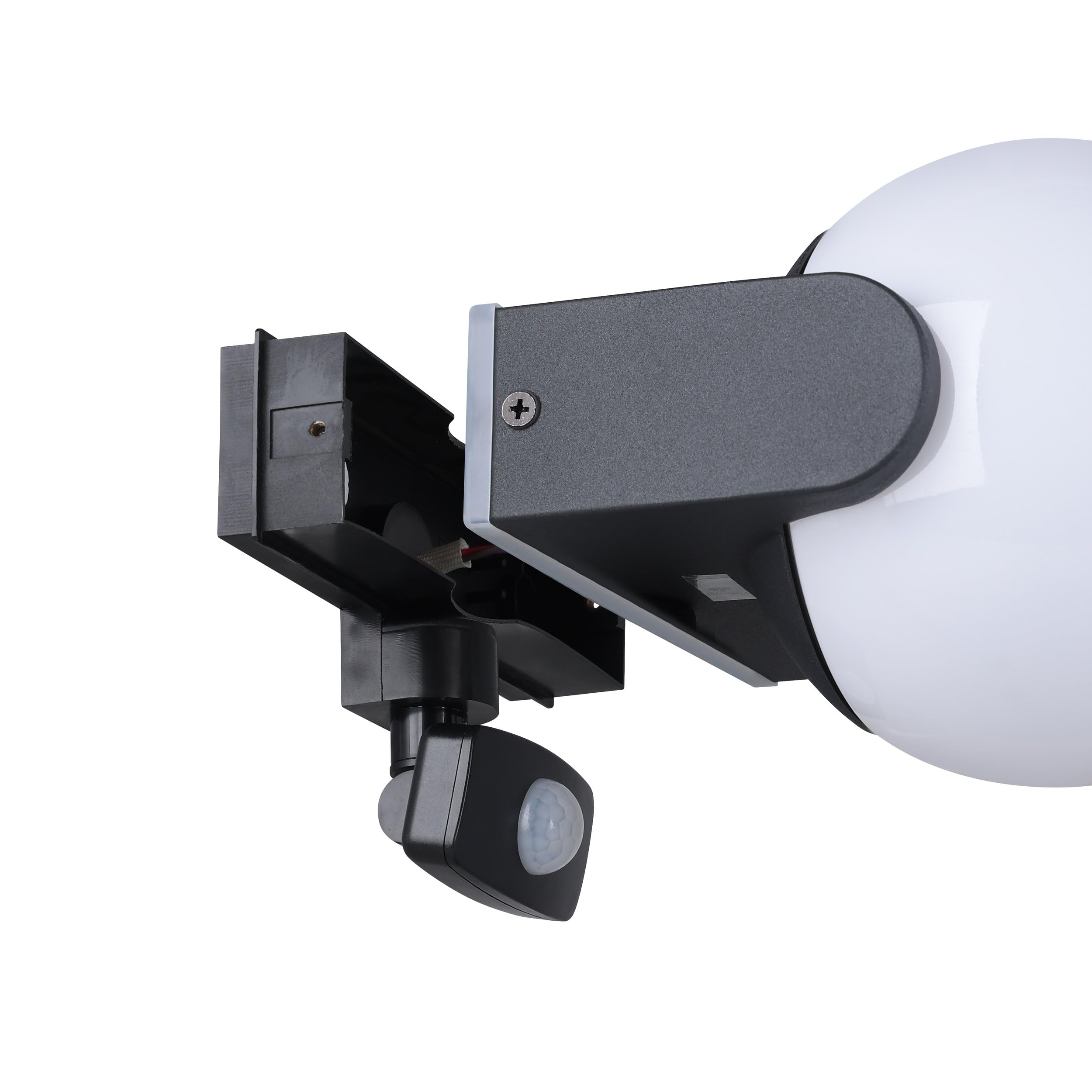 EGLO Lampada a muro LED per esterni Porrassa, lampada solare