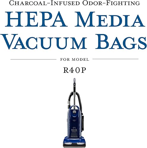 Miniatura 2 de Riccar R40P - Bolsas para aspiradora con filtro HEPA, color amarillo tándem con infusión de carbón, seis bolsas incluidas, RPHC-6