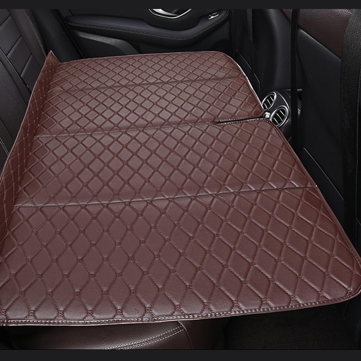 Car Rear Sleeping Mat for Linco MKT 7seats-223 2008 2009 2010 Portable Back Seat Folding Bed Waterproof and Moisture-Proof Mattress Long Trip Lounge Pad,Brown-S[128 * 80cm]