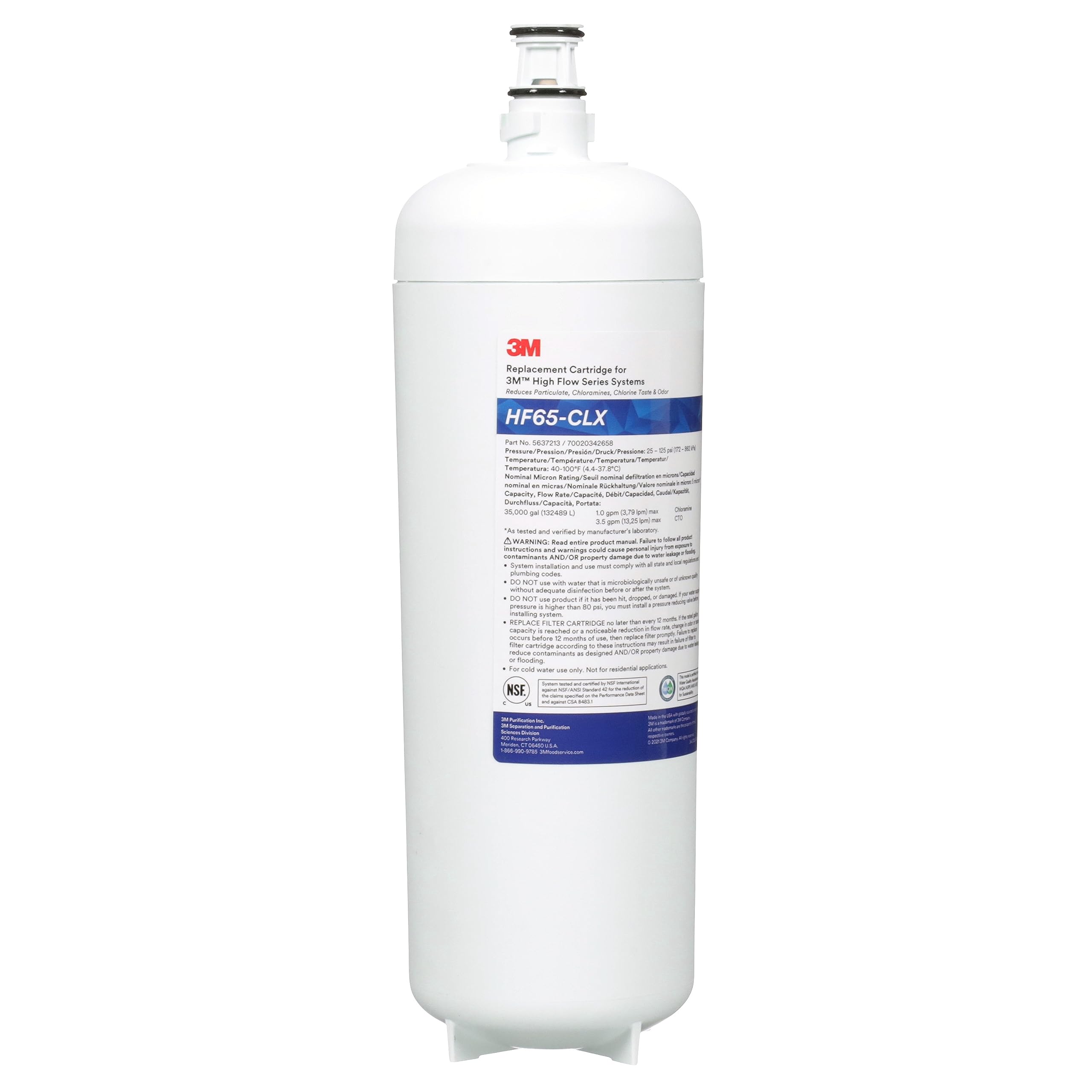 Amazon | 3M ハイフローシリーズ フィルターカートリッジ HF65-CLX