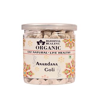 Blessfull Healing Organic Anardana Goli 300 Gram Airtight Container
