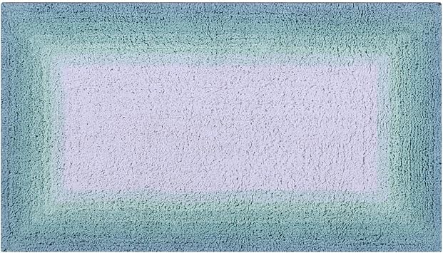 Better Trends Torrent Collection is Ultra Soft, Plush and Absorbent Tufted Bath Mat Rug 100 Percent Cotton in Vibrant Colors, 24" x 40" Rectangle, Turquoise