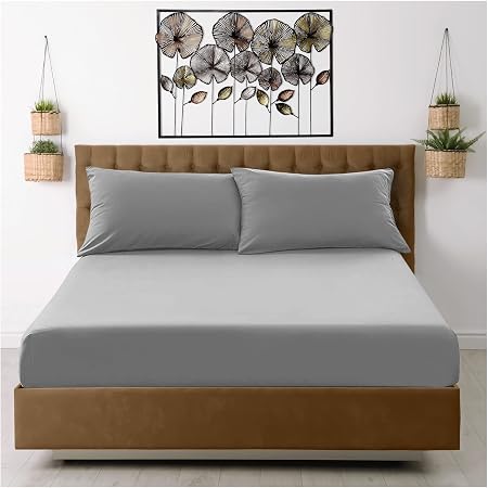 Grey King Bed Xl Fitted Sheets