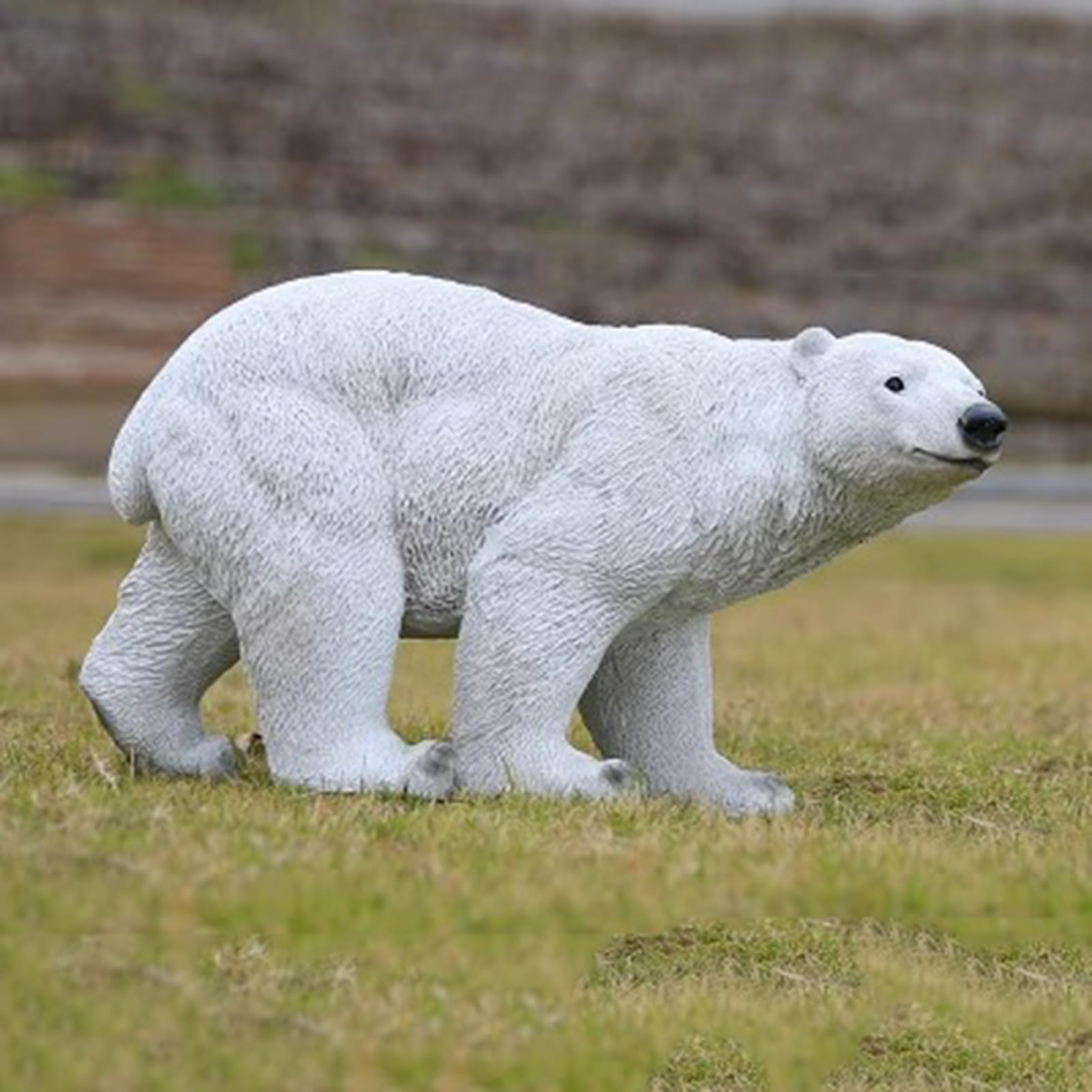 Amazon.co.jp: POCHY ホッキョクグマの彫刻、屋外でリアルな北極の動物