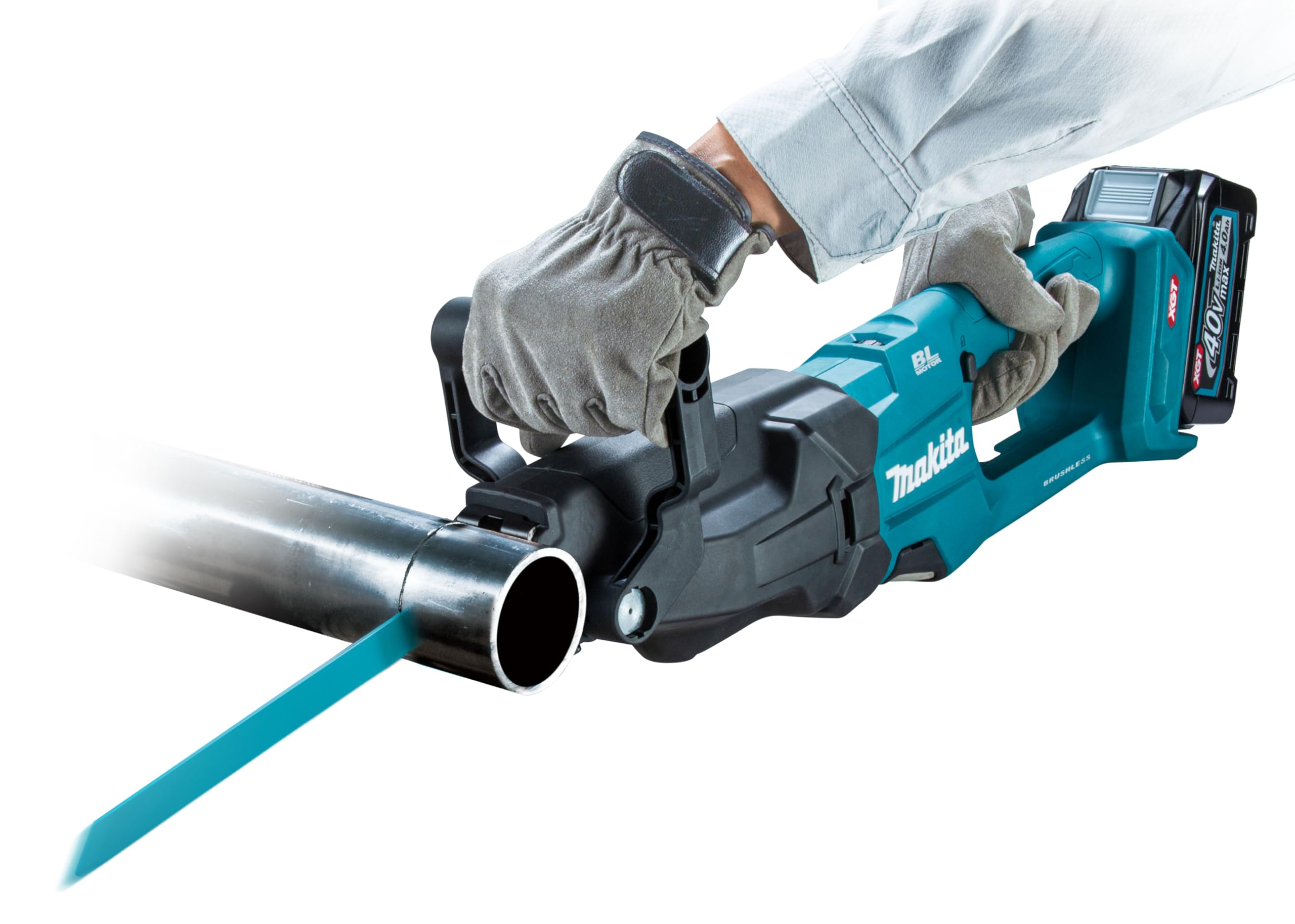 Makita JR003GZ - Sierra de recipros inalámbrica (40 V, máx. (sin batería, sin cargador)