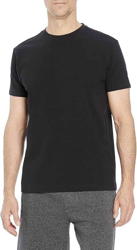 Kenneth Cole Men's Short Sleeve Organic Cotton/Spandex Crew