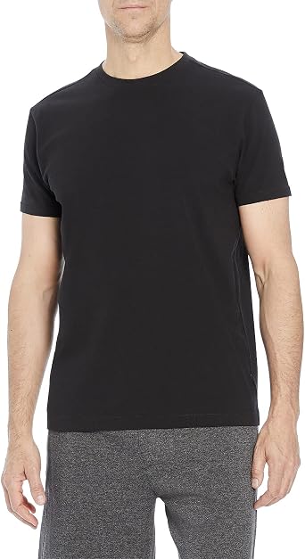 Kenneth Cole Mens Short Sleeve Organic Cotton/Spandex Crew