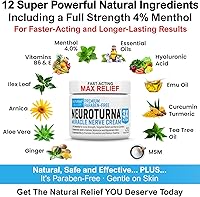 Vista 5 de Crema para el alivio del dolor nervioso por neuropatía - Crema Premium para los nervios de 3X Acción para alivio específico y confort calmante