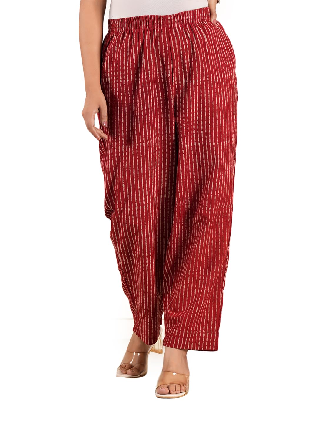 rai sahab Women's Solid Lounge Bottom Pant Pyjamas for Women Sleepwear Regular Fit Casual Trousers(88333)-picture-55