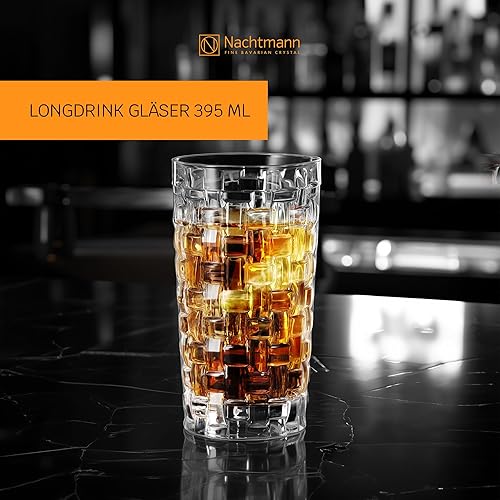 Miniatura 2 de Nachtmann Dancing Stars Bossa Nova Collection - Juego de 4 vasos de cristal transparente, para cócteles y bebidas frías, 14 onzas, apto para