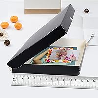 Vista 85 de Lineco Folio Storage Box, Clamshell Design with Metal Edge. 18.5x24.5x1.75 Inches, Archival Boxboard, Preserve Photos, Cards, Magazines, Documents