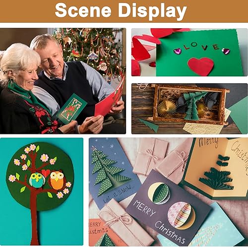 Miniatura 25 de 28 hojas de cartulina dorada brillante de 8.5 x 11 pulgadas, papel metálico de 8.82 oz/m²/92 libras para hacer tarjetas de bricolaje, aniversarios