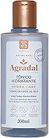 Agradal, Tônico Hidratante Hydra Care, Limpa Tonifica Refresca e Hidrata, Todos os Tipos de Pele, Sem Álcool, 200ml, Azul
