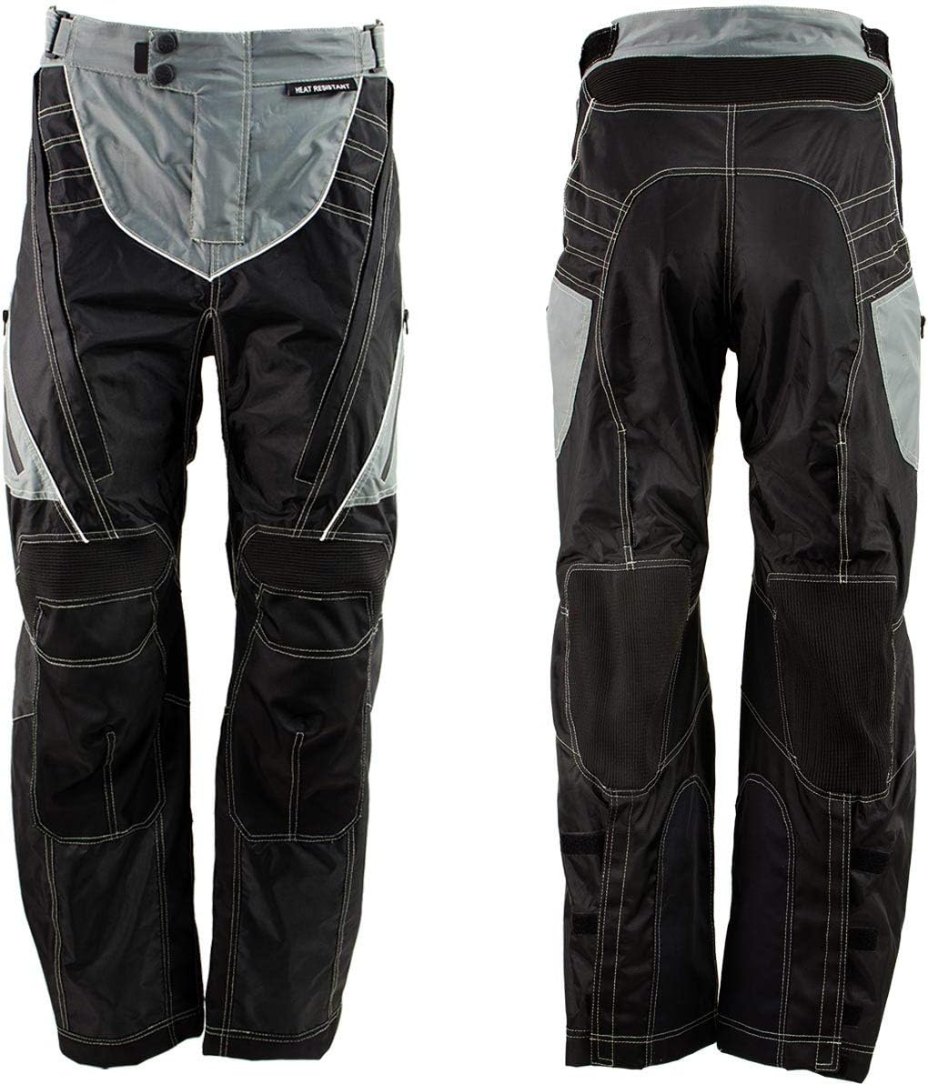 Milwaukee Leather MPM5730 Men's Black and Grey Tri-Tex Fabric Motorcycle Rider Pants w/CE Armor Protection - 38 - Image 7