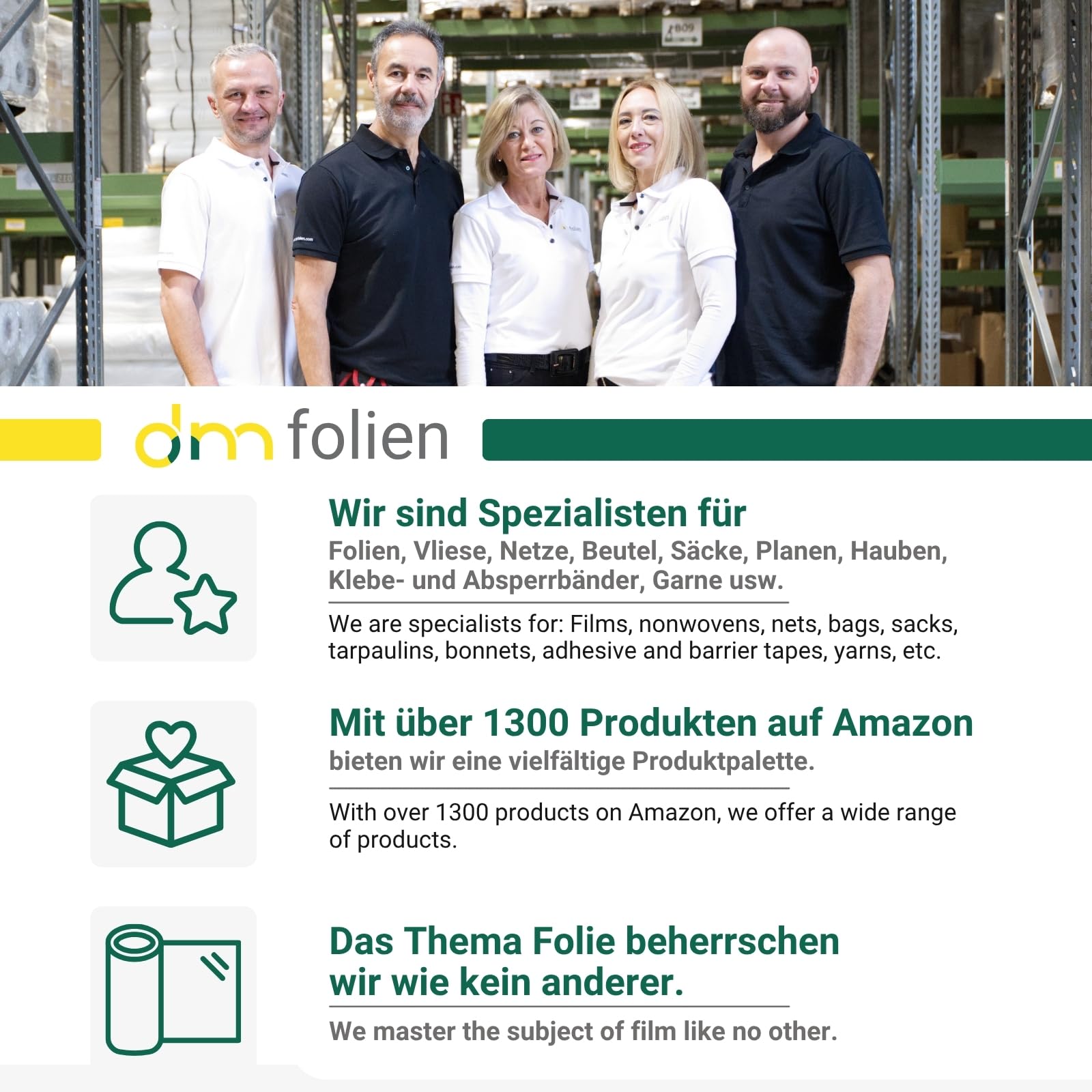 dm-folien Lieferscheintaschen DIN LANG I 1000 Stück I Selbstklebende Versandtaschen mit Aufdruck I Blau-transparentes Paketzubehör für Lieferscheine & Rechnungen I Versandzubehör aus PP