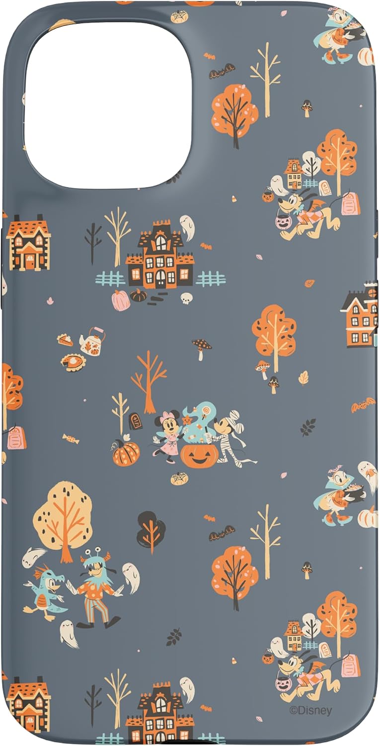 iPhone 12/12 Pro Disney Mickey Mouse & Pals Spooky Cute Halloween Scenes Case