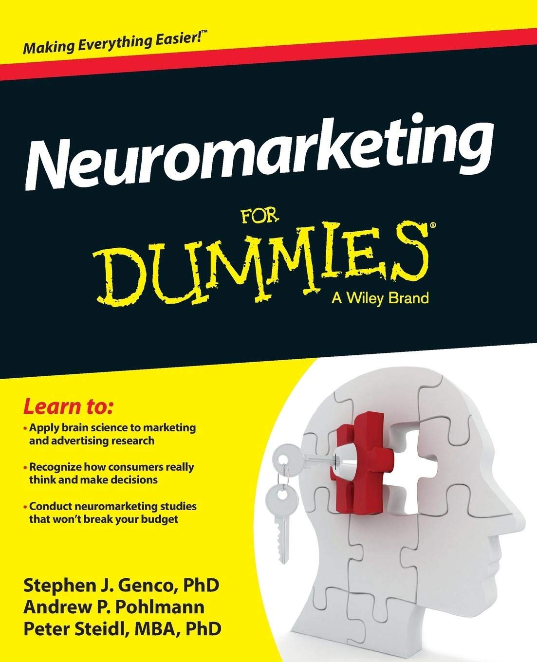 Neuromarketing For Dummies by Andrew P. Pohlmann PAPERBACK 9781118518588