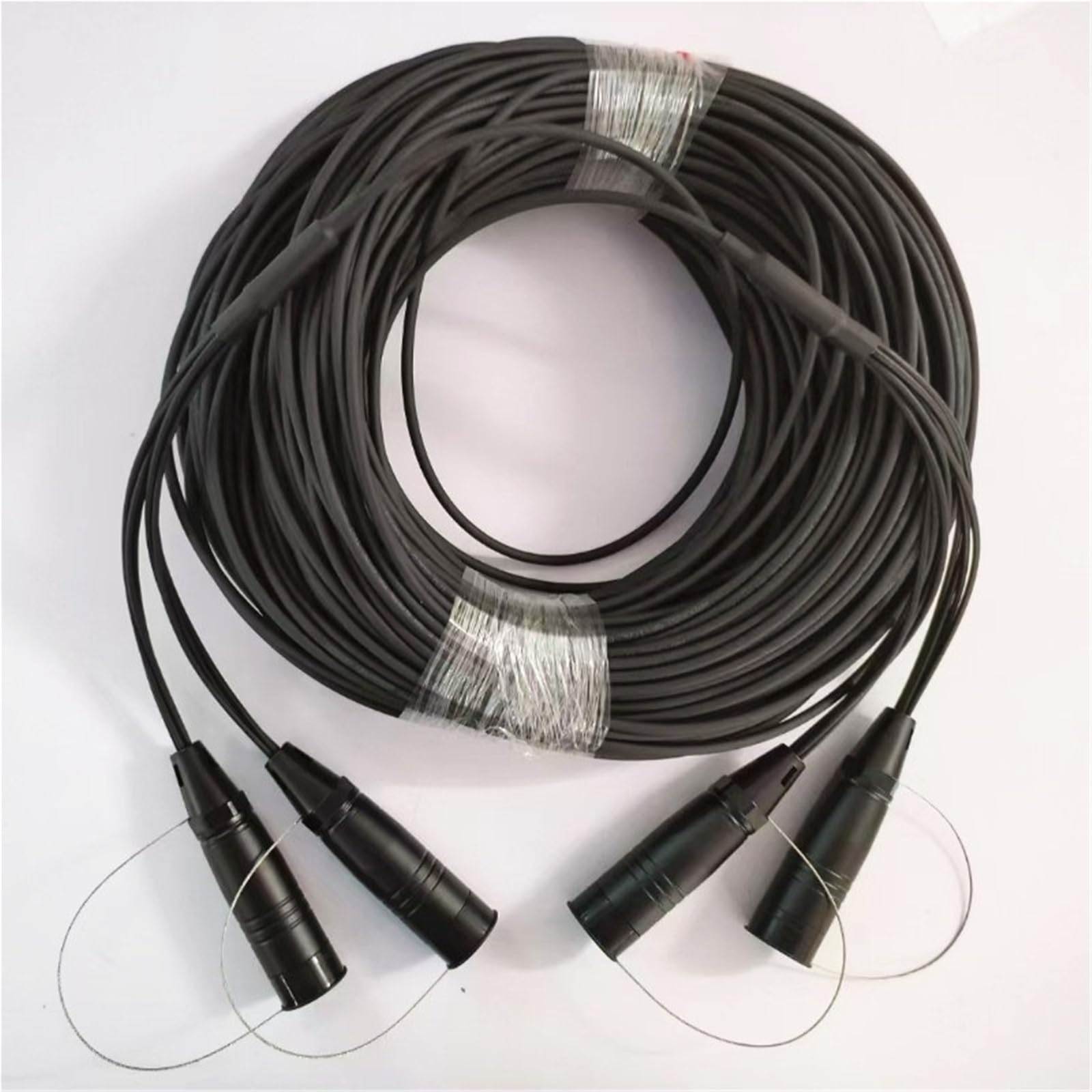 Armored Câble à Fibre Optique Connecteurs à Fibre Optique LC UPC Monomode SC UPC 2/4/6/8 Noyaux avec Couvercle de Protection 400M (LC UPC 8-Core 450m)