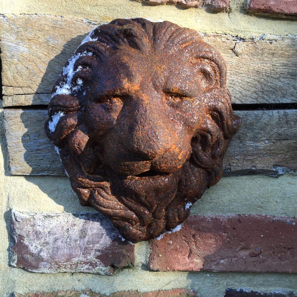 Antikas Évacuation d'eau méditerranéenne Bec de fontaine Gargouille Tête de lion