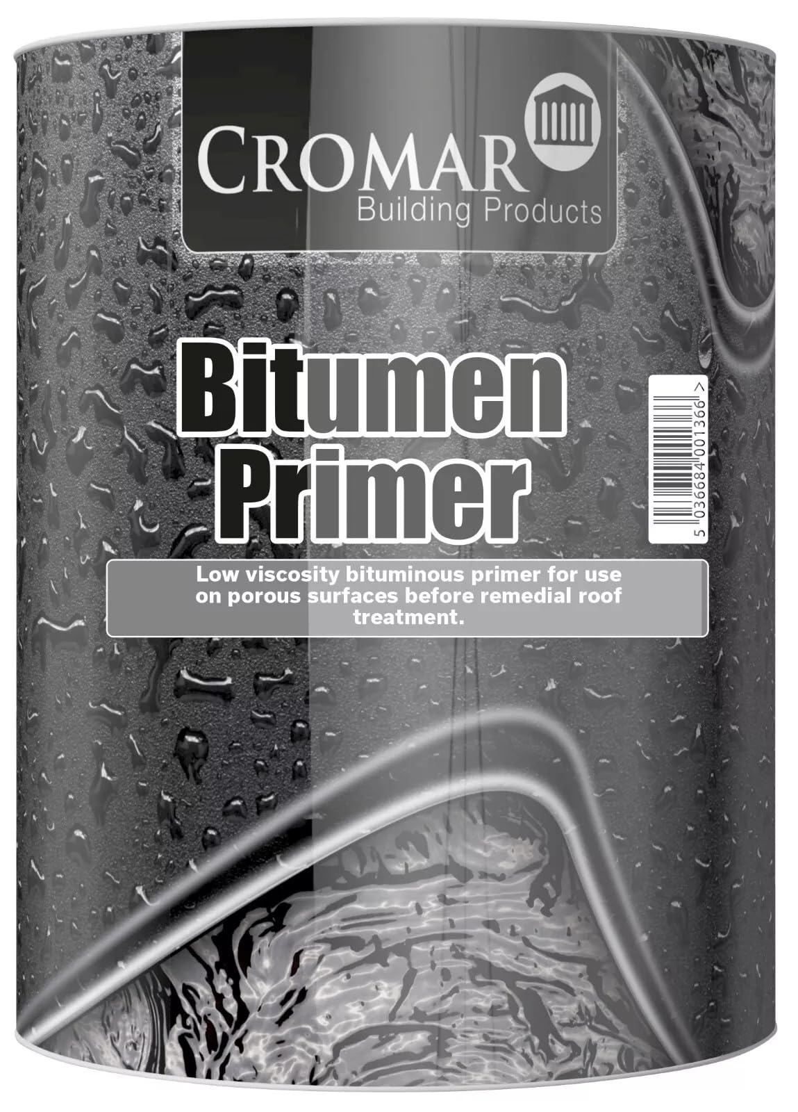 CROMAR Bitumen Primer – High Penetration Bituminous Solution for Priming and Sealing | 2.5L