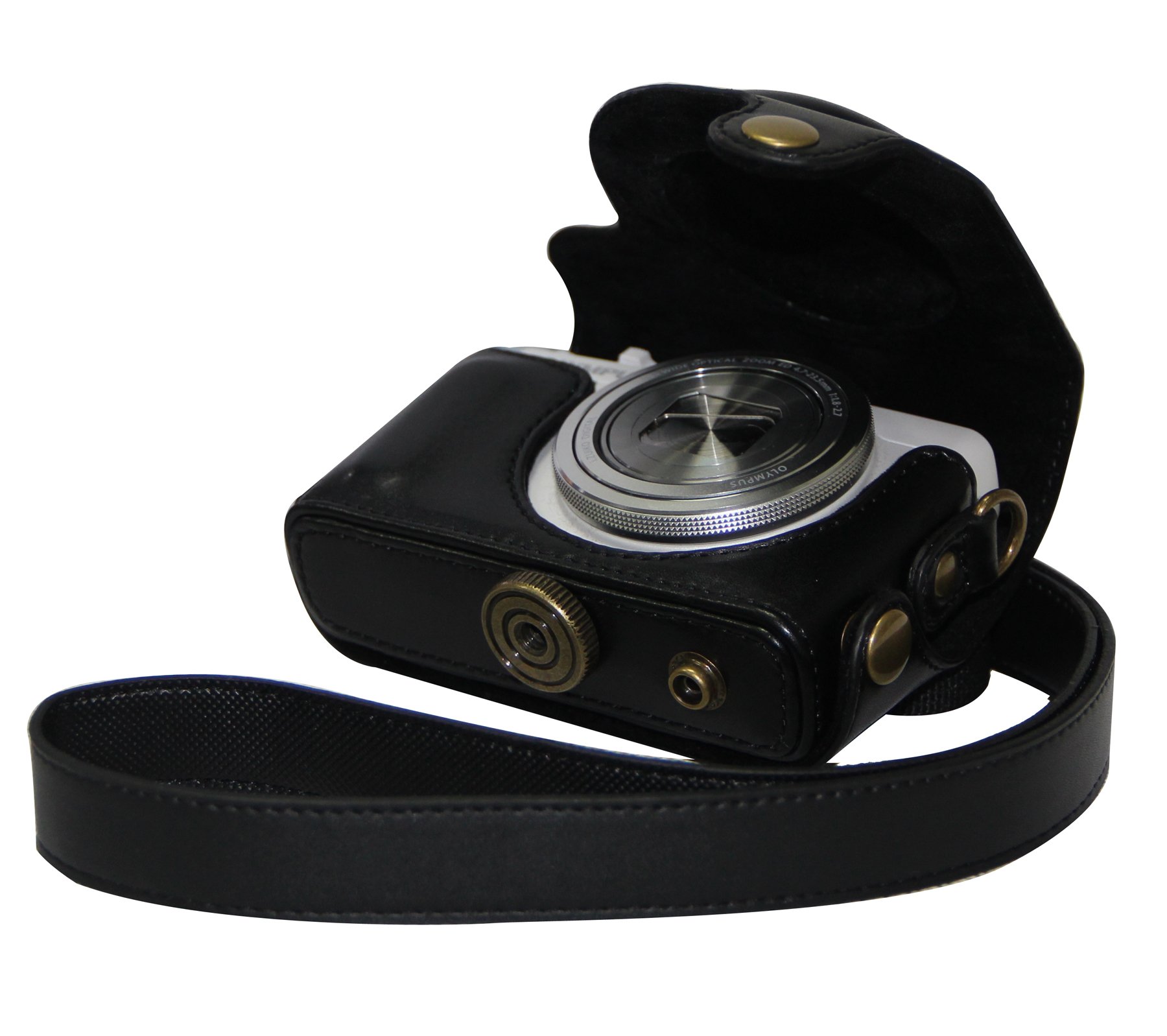 MegaGear Ever Ready Protective Leather Case for Olympus XZ-10 iHS