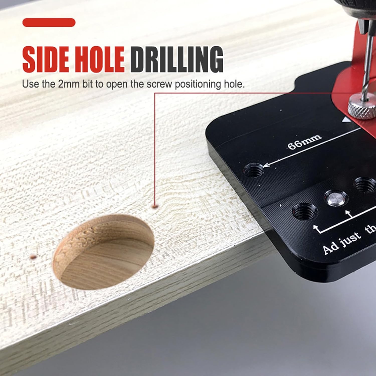 Hinge Hole Drilling Guide Locator Concealed Jig 35mm Cabinet for Woodworking Door Set Woodworking Door Hinges Mounting Tool