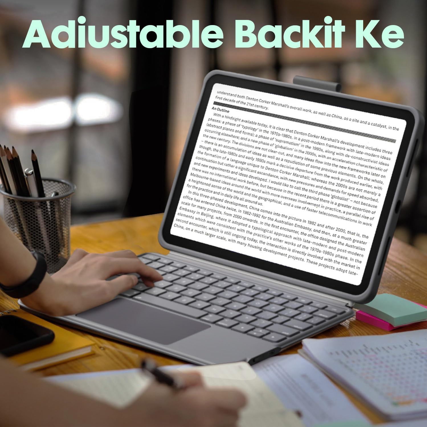 Keyboard Case for iPad 10th Generation,Bluetooth Wireless Detachable Magnetic Stand Rechargeable Keyboard with Folio Slim Compact Removable Cover with Trackpad, Backlit Keys,Wireless Keyboard