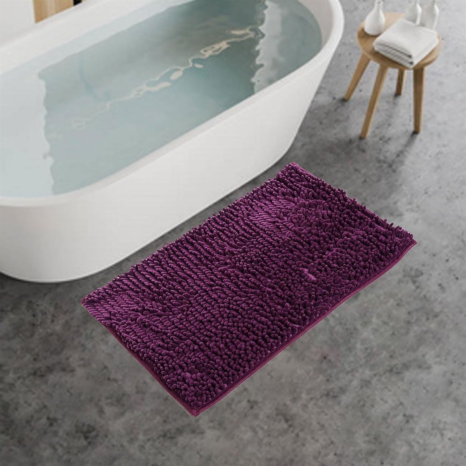 Zerbino Ingresso Camera da Letto Tappeto Bagno Assorbente Tappetino Antiscivolo per La Decorazione Domestica per L'Ingresso(A,60x90cm)
