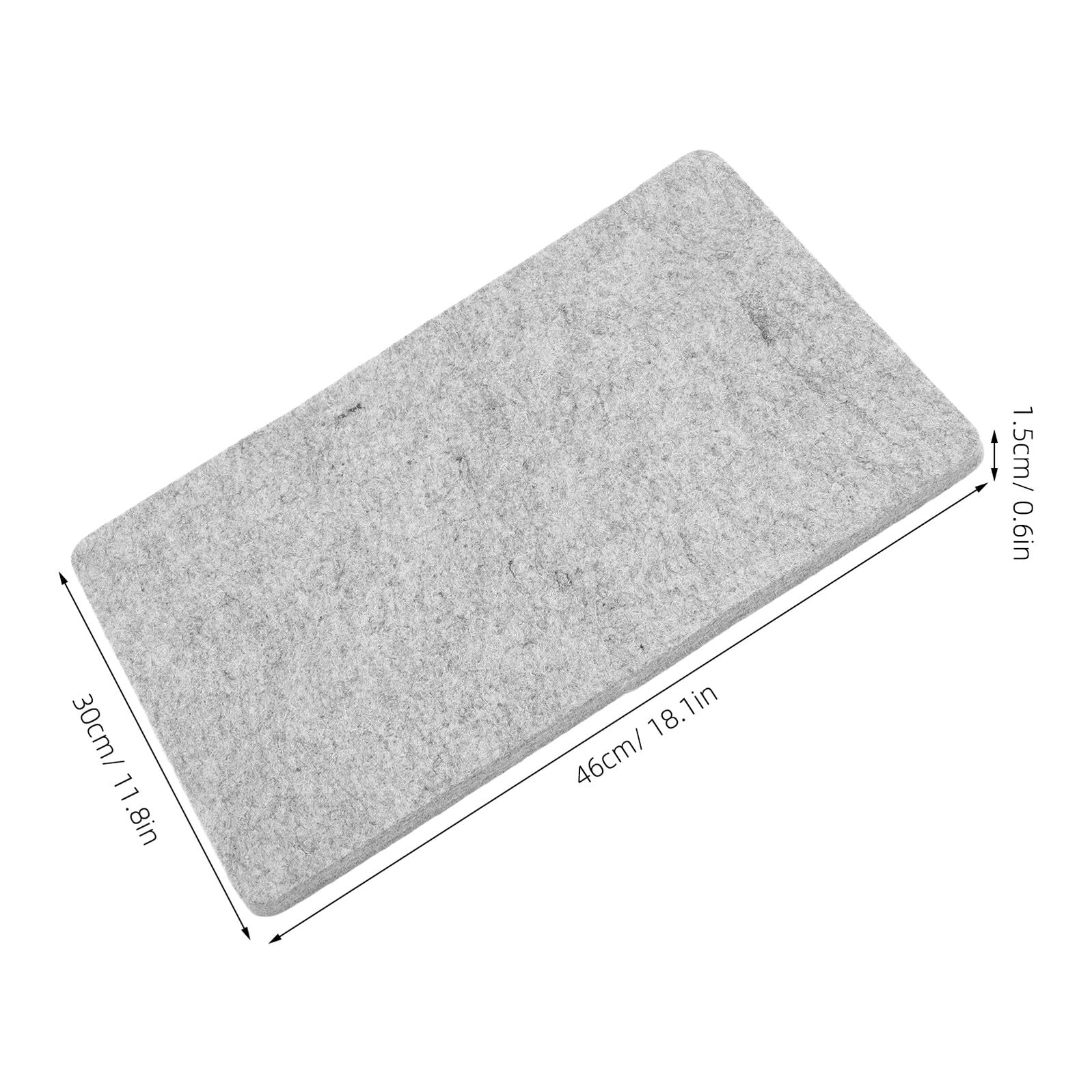 Wollfilz Bügelunterlage Hochabsorbierend Bügelmatte für Quilting und Dampf Bügeleisen Hitzebeständige Filzunterlage zum Schutz Empfindlicher Kleidung Beim Bügeln
