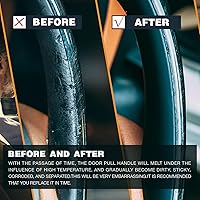 Vista 4 de Manija de Puerta Adhesiva Fija para BMW F30 F34 Serie 3 320,328,330,335,340,F80 M3 2012-2018, F32 F33 F36 Serie 4 420,428,435,440,F82 M4 2014-2019