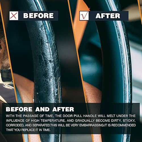 Miniatura 4 de Manija de puerta Adhesiva Fix Cover Interior Trim para BMW F30 F34 3 Series 320, 328, 330, 335, 340, F80 M3 2012-2018, F32 F33 F36 4 Series 420,