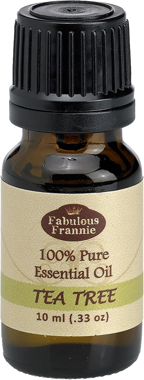 Fabulous Frannie Tea Tree 100% Pure, Undiluted Essential Oil Therapeutic Grade - 10 ml. Great for Aromatherapy!