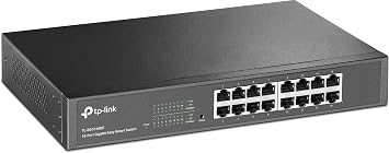 TP-Link Giga Compatible 16 Port Smart Switch with Management Metal Housing TL-SG1016DE