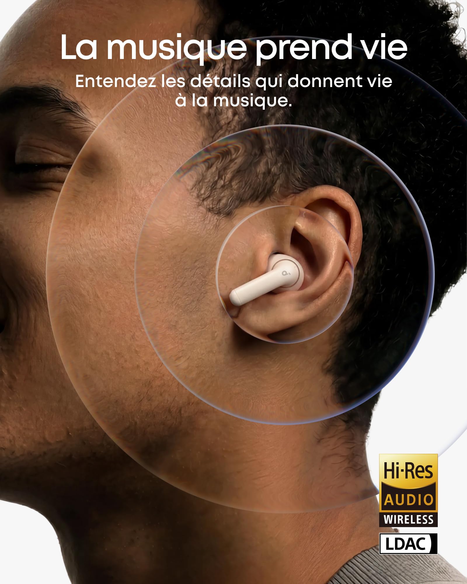 Soundcore Anker P42i écouteurs Bluetooth sans Fil avec ANC adaptative