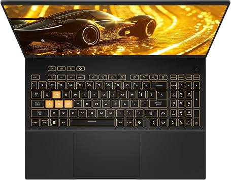 ASUS TUF F16 Gaming Laptop, Intel i7-14650HX, 64 GB DDR5 RAM, 2 TB PCIe SSD, 16'' FHD+ (1920x1200) 165Hz Display, Nvidia G-Force RTX 5060, RGB Backlit Keyboard, W11 Pro, Jaeger Grey
